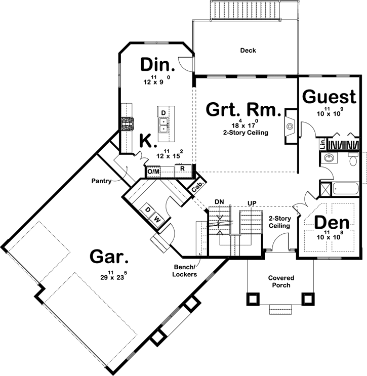 Main Floor Plan: 52-300