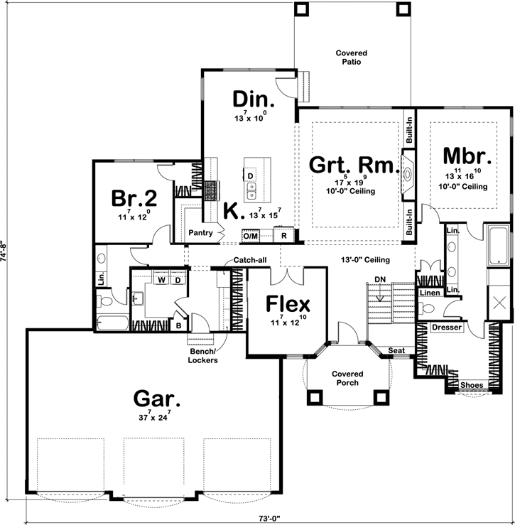 Main Floor Plan: 52-301