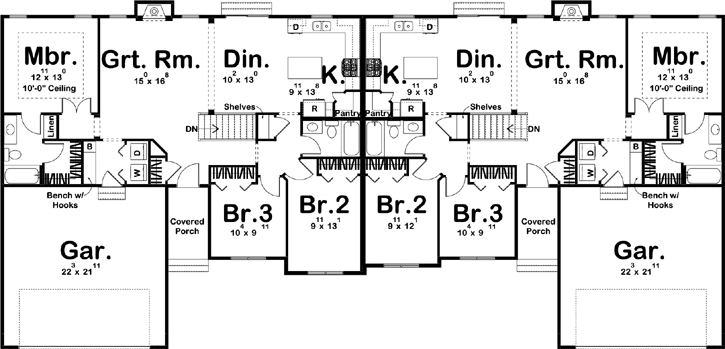 Main Floor Plan: 52-302