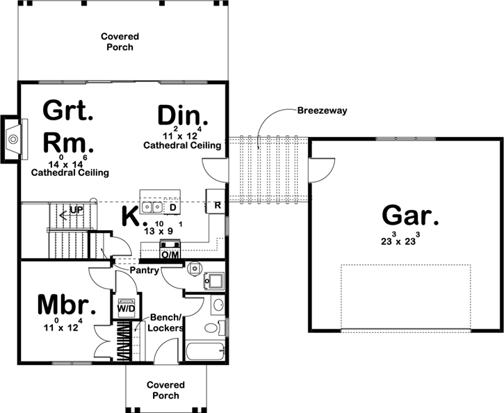 Main Floor Plan: 52-303