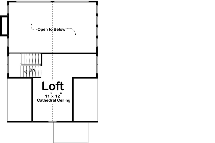 Upper/Second Floor Plan: 52-303