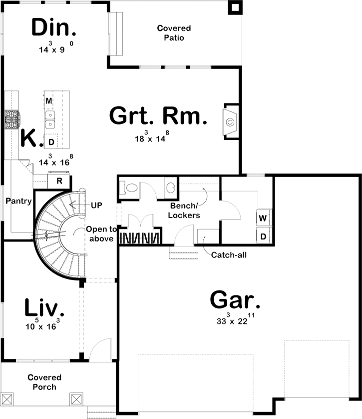 Main Floor Plan: 52-305