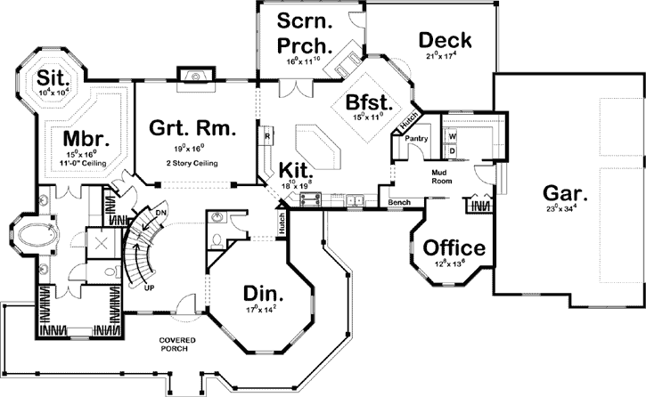 Main Floor Plan: 52-312