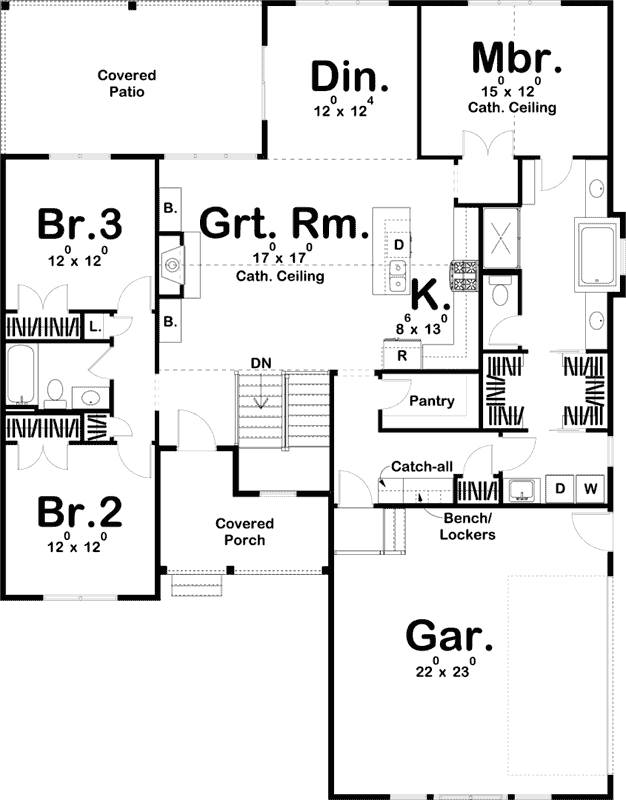 Main Floor Plan: 52-313