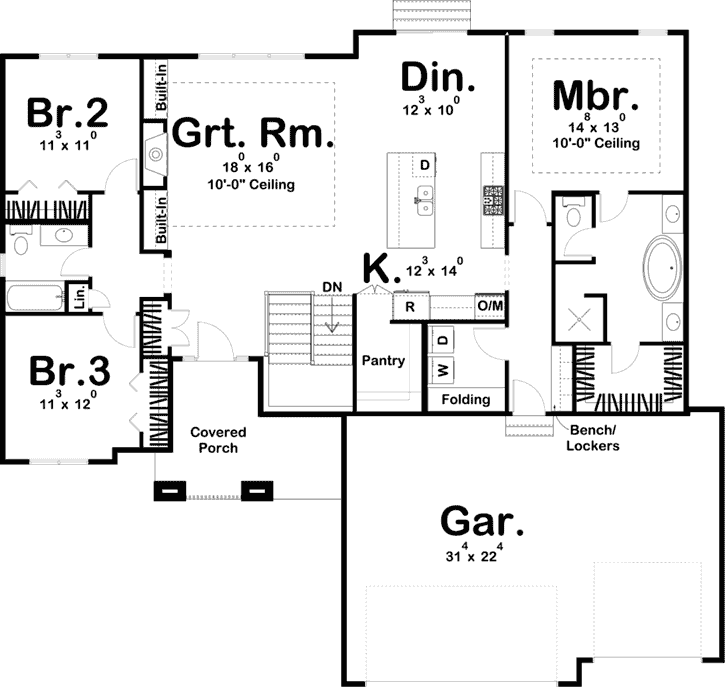 Main Floor Plan: 52-314