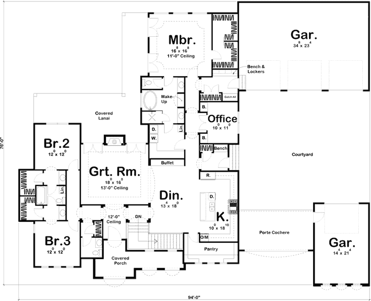 Main Floor Plan: 52-316