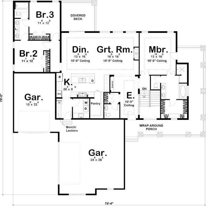 Main Floor Plan: 52-317