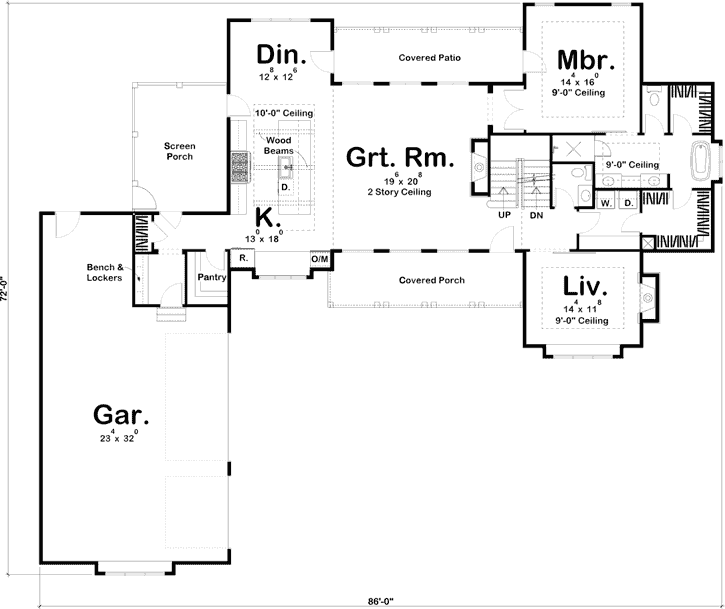 Main Floor Plan: 52-319