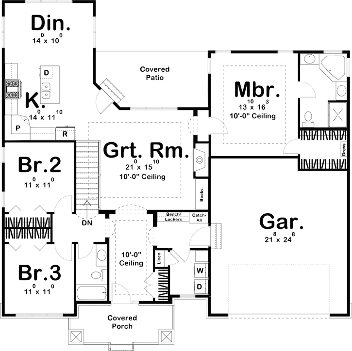 Main Floor Plan: 52-321