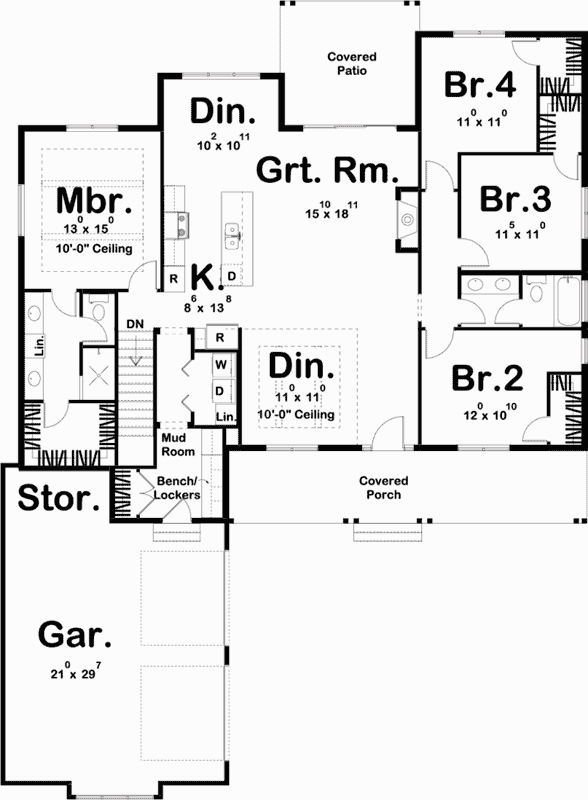 Main Floor Plan: 52-324