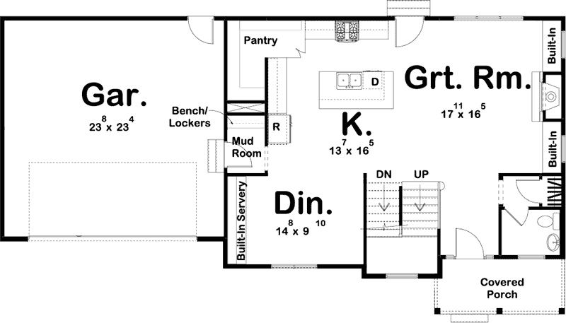 Main Floor Plan: 52-327