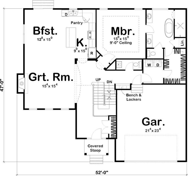 Main Floor Plan: 52-331