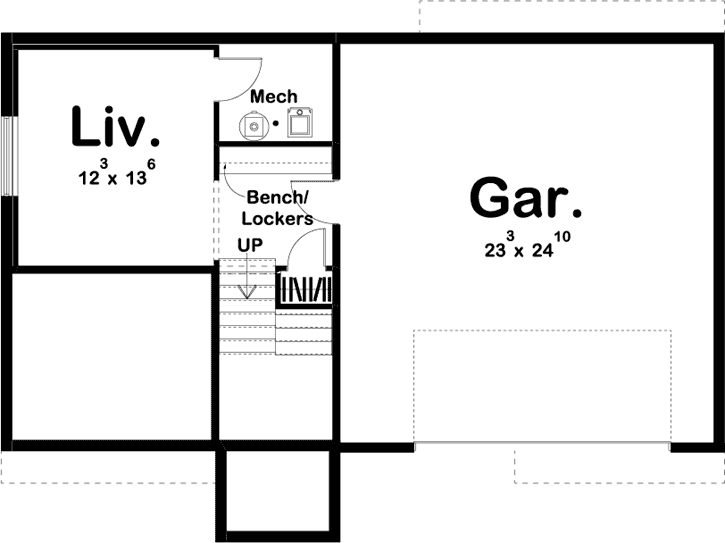 Lower Floor Plan: 52-354
