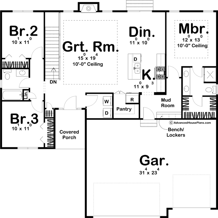 Main Floor Plan: 52-356
