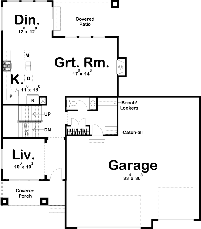 Main Floor Plan: 52-357