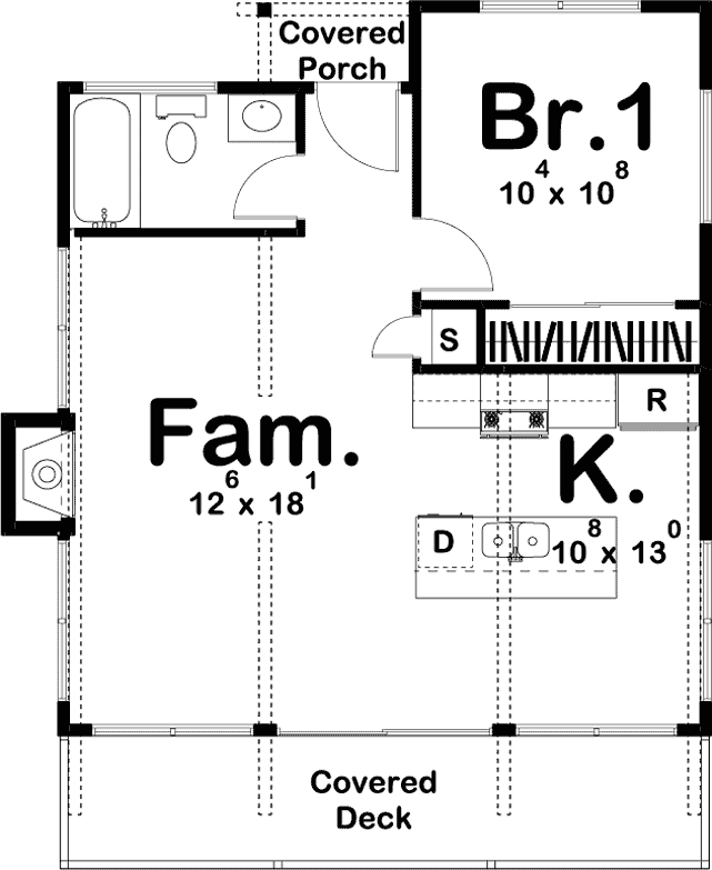 Main Floor Plan: 52-361