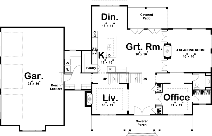 Main Floor Plan: 52-363