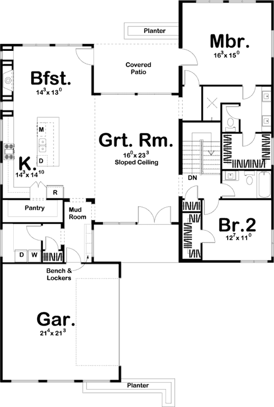 Main Floor Plan: 52-364