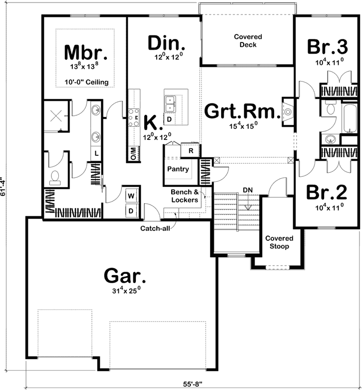Main Floor Plan: 52-368