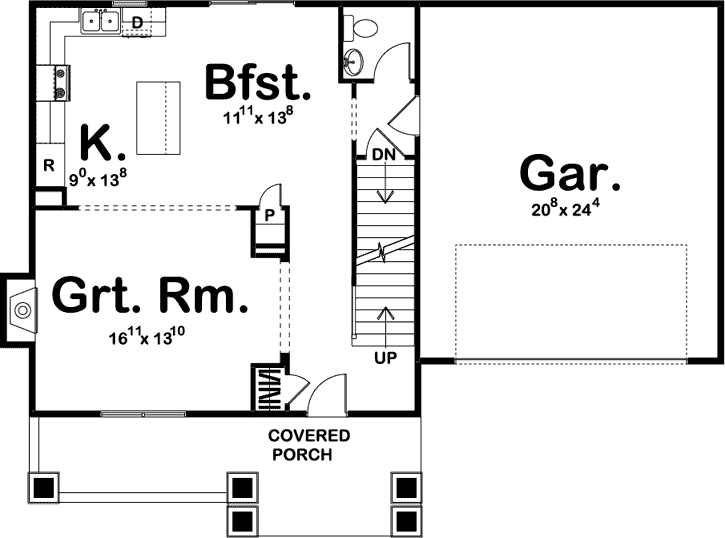 Main Floor Plan: 52-370