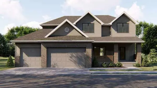 Traditional house plans 52-372 - front exterior, 2,746 sq ft, 3 bed, 2 bath house plans | Monster House Plans