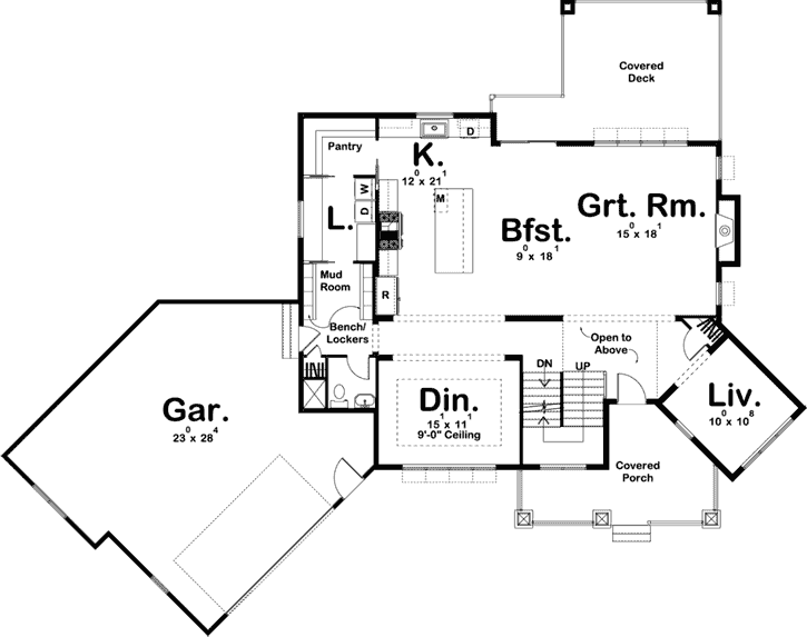 Main Floor Plan: 52-373
