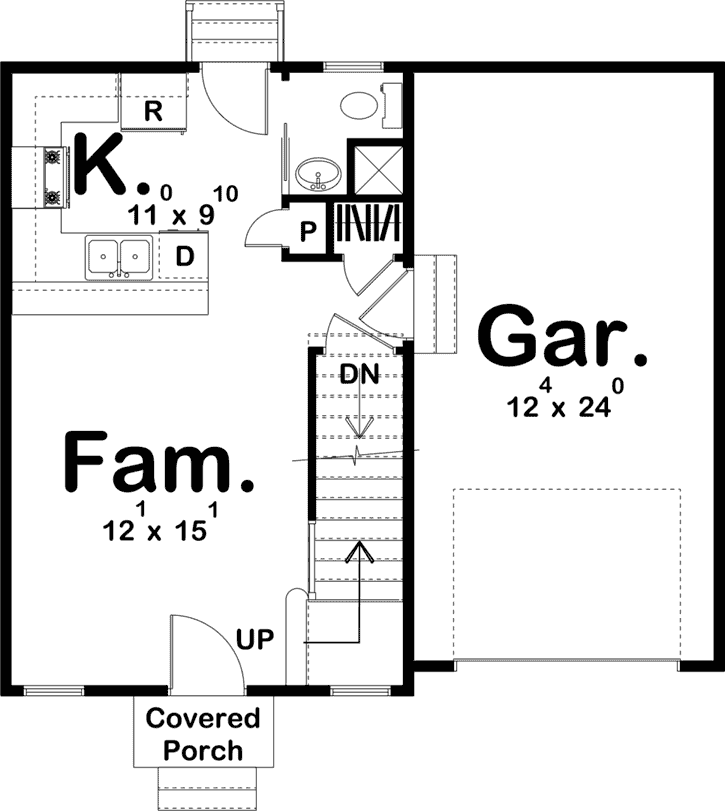 Main Floor Plan: 52-377