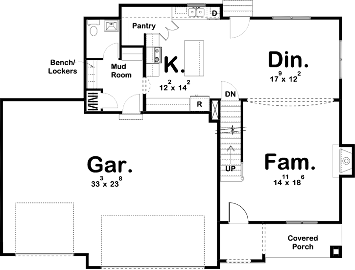 Main Floor Plan: 52-383