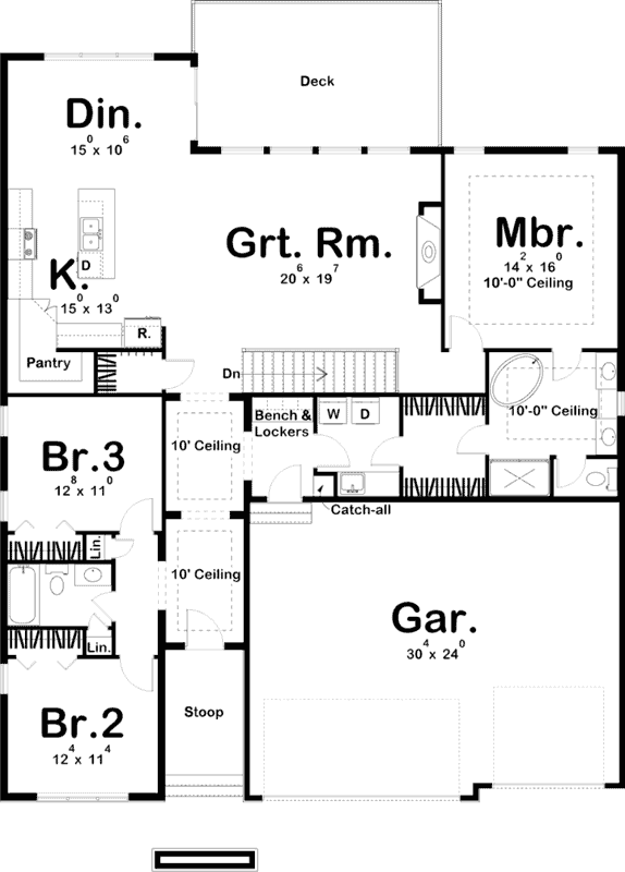 Main Floor Plan: 52-391
