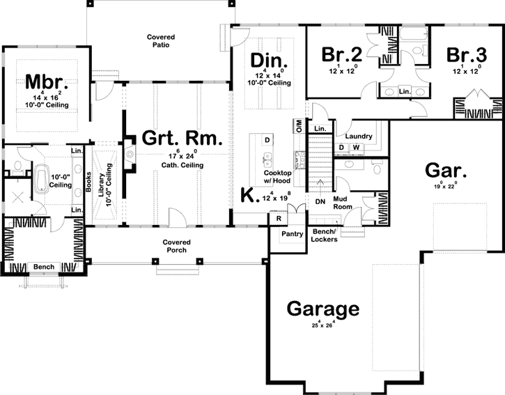 Main Floor Plan: 52-392