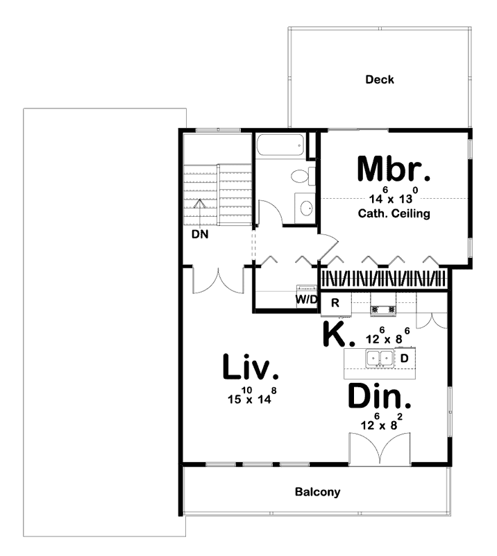 Upper/Second Floor Plan: 52-393