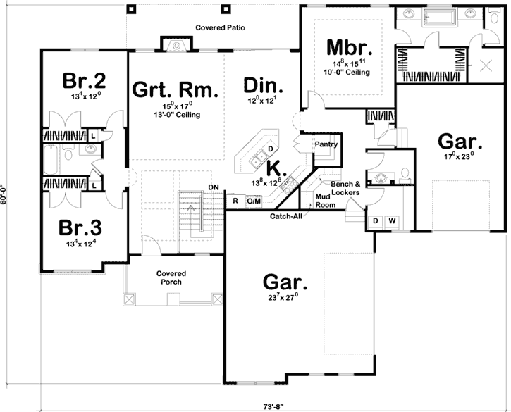 Main Floor Plan: 52-397