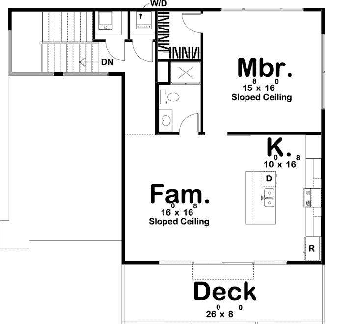 Upper/Second Floor Plan:52-401