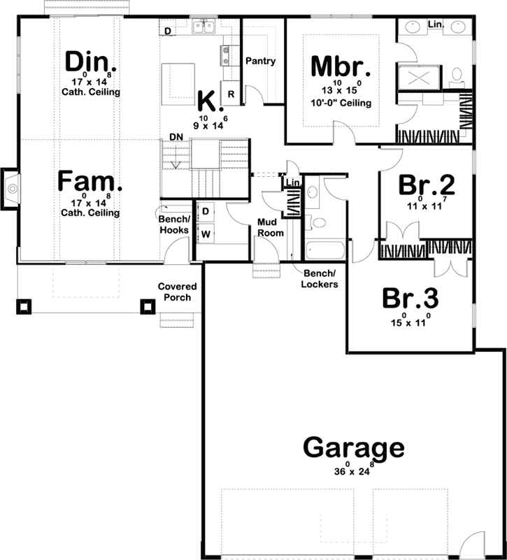 Main Floor Plan: 52-403
