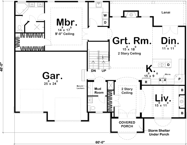 Main Floor Plan: 52-406