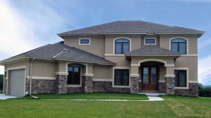 Mediterranean house plans 52-591 - front exterior, 3,012 sq ft, 4 bed, 3 bath house plans | Monster House Plans