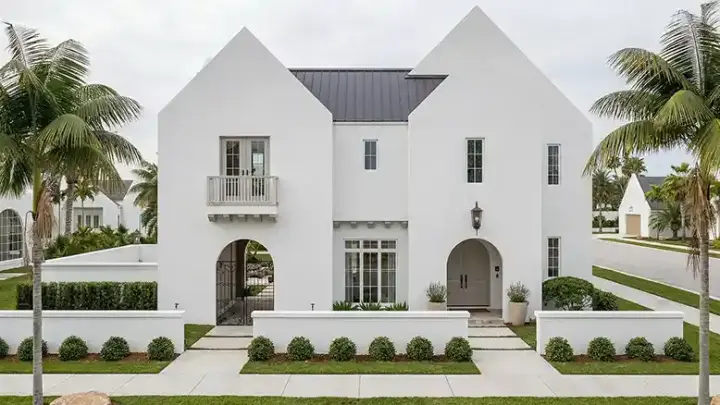 Coastal house plans 52-782 - front exterior, 3,827 sq ft, 4 bed, 4 bath house plans | Monster House Plans