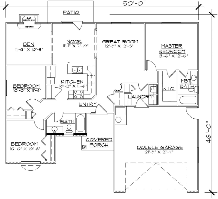 Main Floor Plan: 53-102