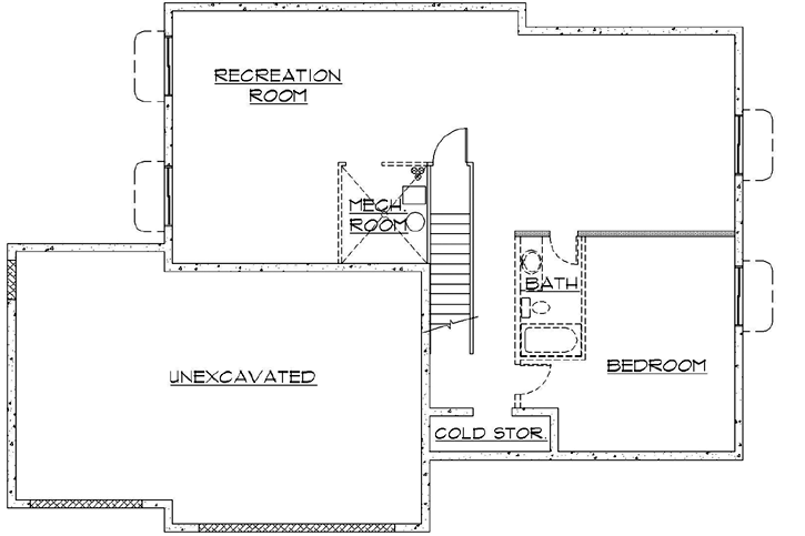 Lower Floor Plan: 53-104