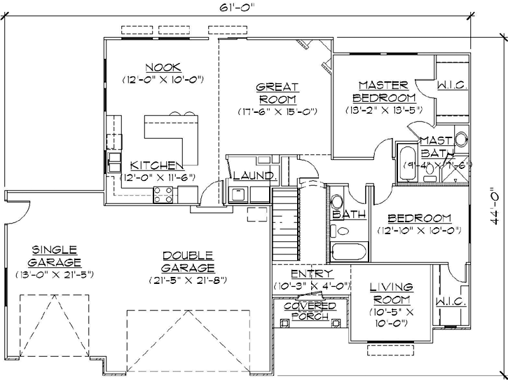 Main Floor Plan: 53-104