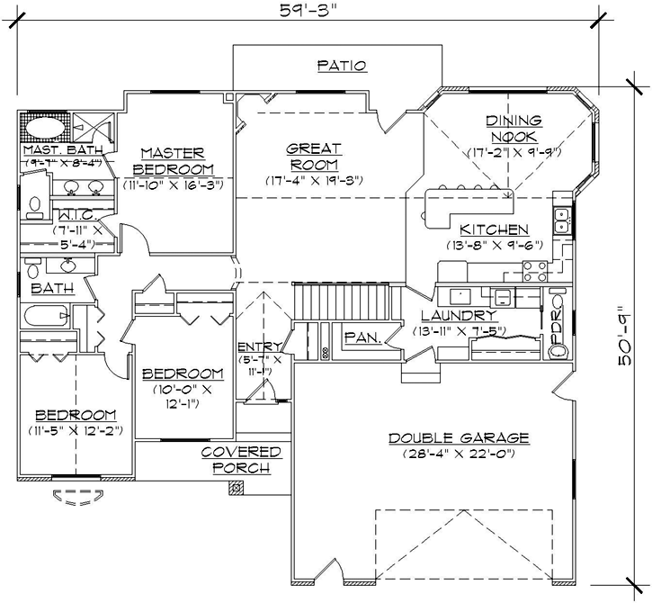 Main Floor Plan: 53-106
