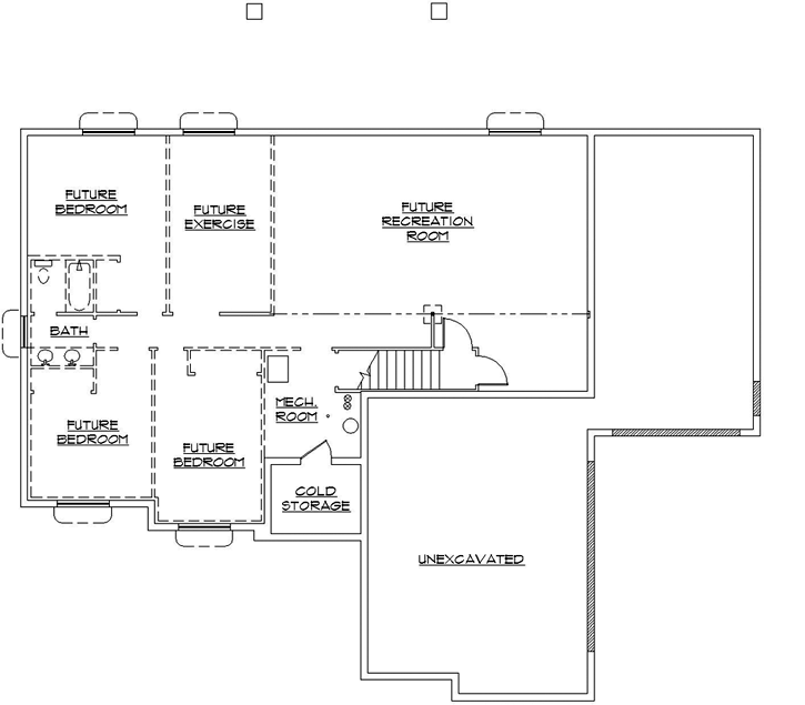 Lower Floor Plan: 53-115