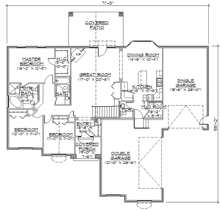 Main Floor Plan: 53-115