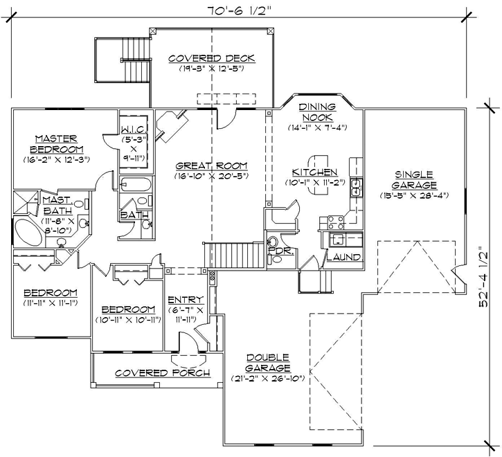 Main Floor Plan: 53-116
