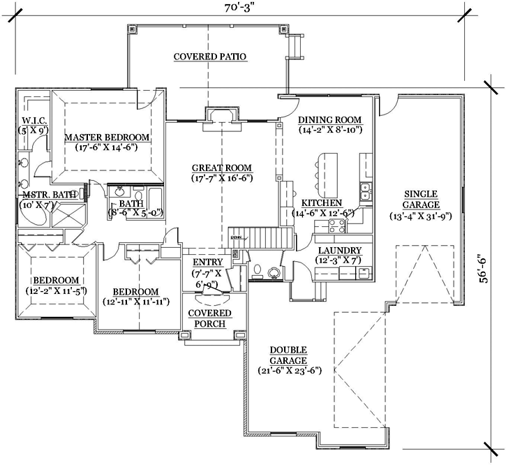 Main Floor Plan: 53-117