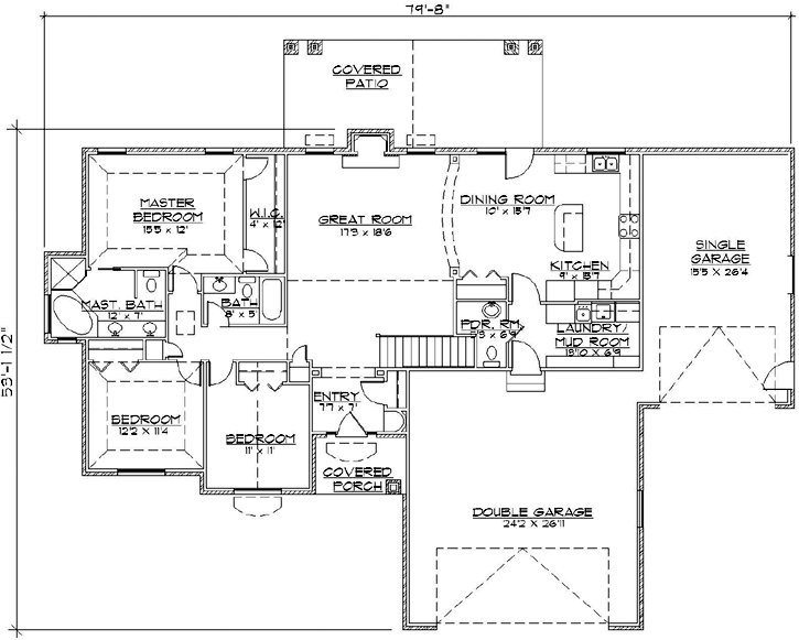 Main Floor Plan: 53-118