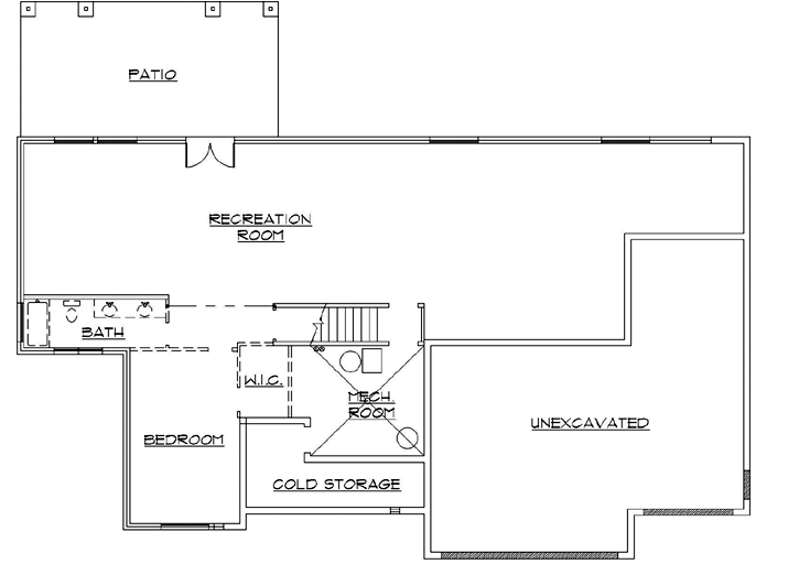Lower Floor Plan: 53-122