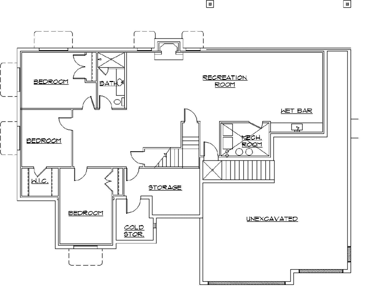 Lower Floor Plan: 53-124