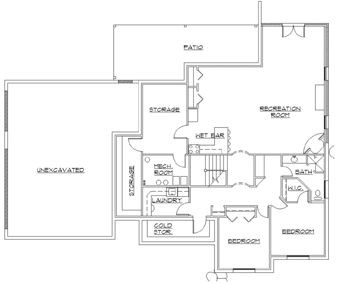Lower Floor Plan: 53-126