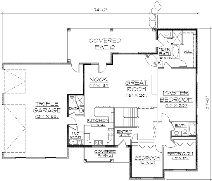 Main Floor Plan: 53-126